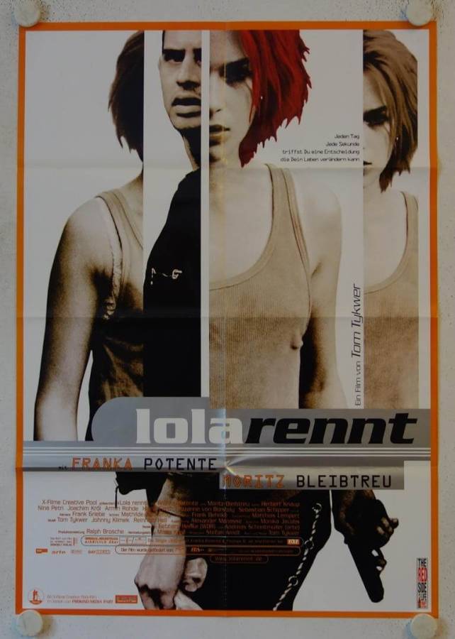 Lola rennt originales deutsches Filmplakat